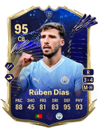 Rúben Dias Team of the Year 95 Overall Rating