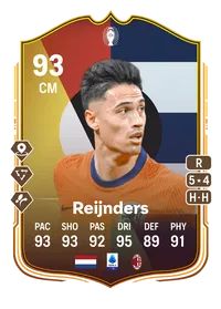 Tijjani Reijnders UEFA EURO Make Your Mark Plus 93 Overall Rating