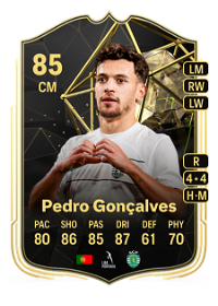 Pedro Gonçalves Team of the Week 85 Overall Rating