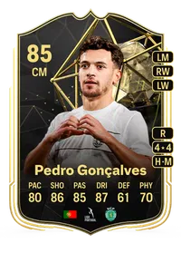 Pedro Gonçalves Team of the Week 85 Overall Rating