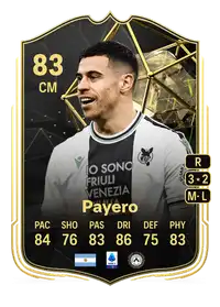 Martín Payero Team of the Week 83 Overall Rating