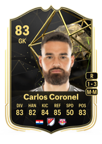 Carlos Coronel Team of the Week 83 Overall Rating