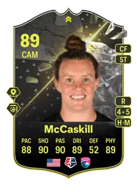 Savannah McCaskill Showdown Plus 89 Overall Rating