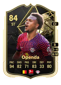 Loïs Openda Team of the Week 84 Overall Rating