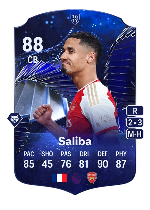 EA FC 24 William Saliba 88