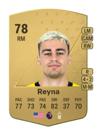 Giovanni Reyna Common 78 Overall Rating