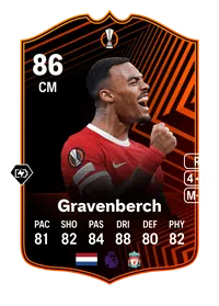 Ryan Gravenberch Special Item 86 Overall Rating