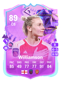 Leah Cathrine Williamson Ultimate Birthday 89 Overall Rating