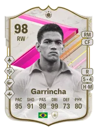 Garrincha FUTTIES Icon 98 Overall Rating