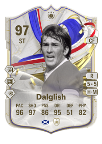 Kenny Dalglish Greats of the Game Icon 97 Overall Rating
