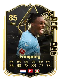 Jeremie Frimpong Team of the Week 85 Overall Rating