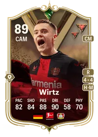 Florian Wirtz Ultimate Dynasties 89 Overall Rating