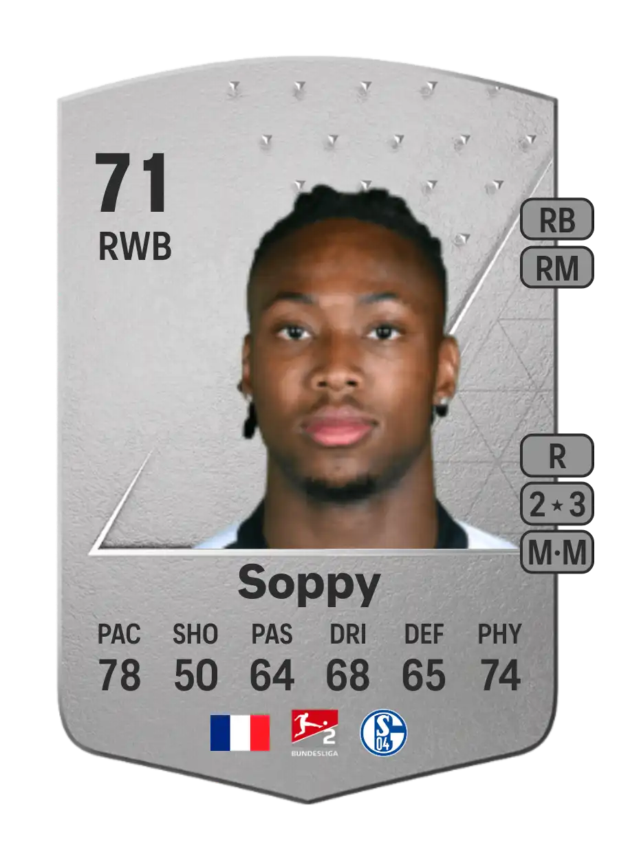 Brandon Soppy Common 71 Overall Rating