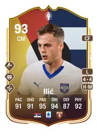 Ivan Ilić UEFA EURO Make Your Mark Plus 93 Overall Rating