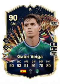 Gabri Veiga TOTS Live 90 Overall Rating