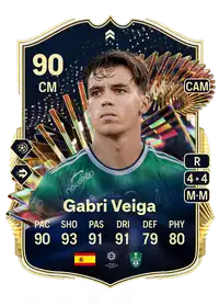 Gabri Veiga TOTS Live 90 Overall Rating