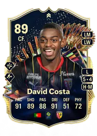 David Costa TOTS Live 89 Overall Rating