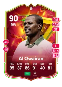 Saeed Al Owairan GOLAZO Hero 90 Overall Rating