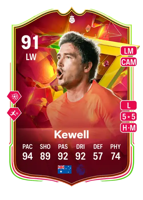 Harry Kewell GOLAZO Hero EA FC 24 - 91 - Rating and Price | FifaUTBin