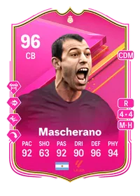 Javier Mascherano FUTTIES Hero 96 Overall Rating