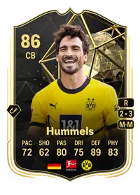 Mats Hummels Team of the Week 86 Overall Rating