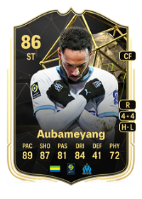 Pierre-Emerick Aubameyang Team of the Week 86 Overall Rating