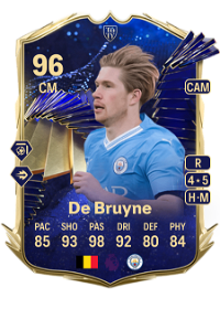 Kevin De Bruyne Team of the Year 96 Overall Rating