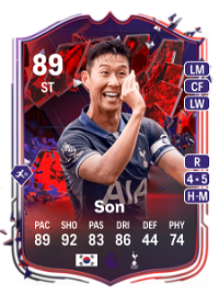 Heung Min Son Trailblazers 89 Overall Rating