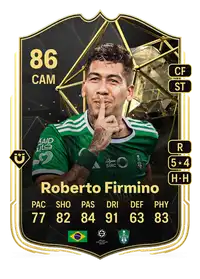 Roberto Firmino Team of the Week 86 Overall Rating