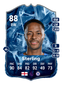Raheem Sterling FC Versus Ice 88 Overall Rating