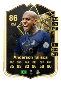 Anderson Talisca Team of the Week 86 Overall Rating