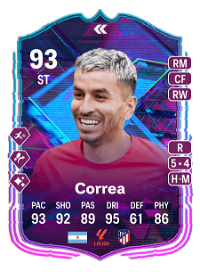 Ángel Correa Flashback Player 93 Overall Rating