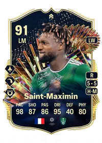 Allan Saint-Maximin TOTS Live 91 Overall Rating