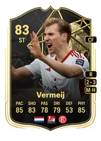 Vincent Vermeij Team of the Week 83 Overall Rating