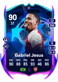 Gabriel Jesus UCL Road to the Final 90 Overall Rating