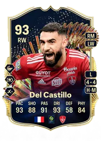 Romain Del Castillo Team of the Season 93 Overall Rating