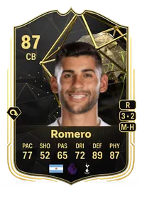 Cristian Romero Team of the Week 87 Overall Rating