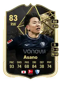 Takuma Asano Team of the Week 83 Overall Rating