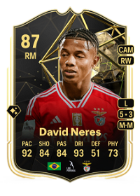 David Neres Team of the Week 87 Overall Rating
