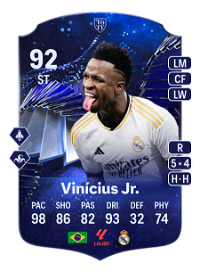 Vinícius Jr. TOTY Honourable Mentions 92 Overall Rating