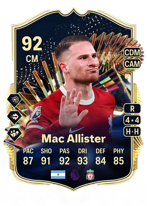 EA FC 24 Alexis Mac Allister 92