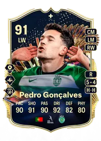 Pedro Gonçalves Team of the Season Plus 91 Overall Rating