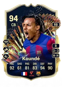 Jules Koundé Team of the Season 94 Overall Rating