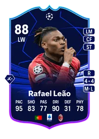 Rafael Leão UEFA EUROPA LEAGUE TEAM OF THE TOURNAMENT 88 Overall Rating