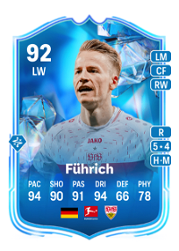 Chris Führich Fantasy FC 92 Overall Rating