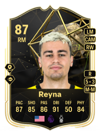 Giovanni Reyna Team of the Week 87 Overall Rating