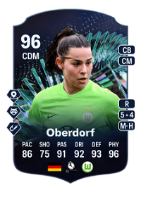 Lena Oberdorf TEAM OF THE SEASON MOMENTS 96 Overall Rating