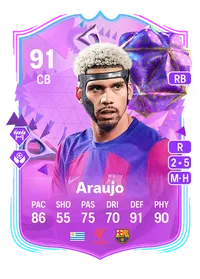 Ronald Araujo Ultimate Birthday 91 Overall Rating