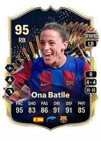 Ona Batlle Team of the Season 95 Overall Rating