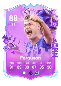 Evan Ferguson Ultimate Birthday EA FC 24 - 88 - Rating and Price ...